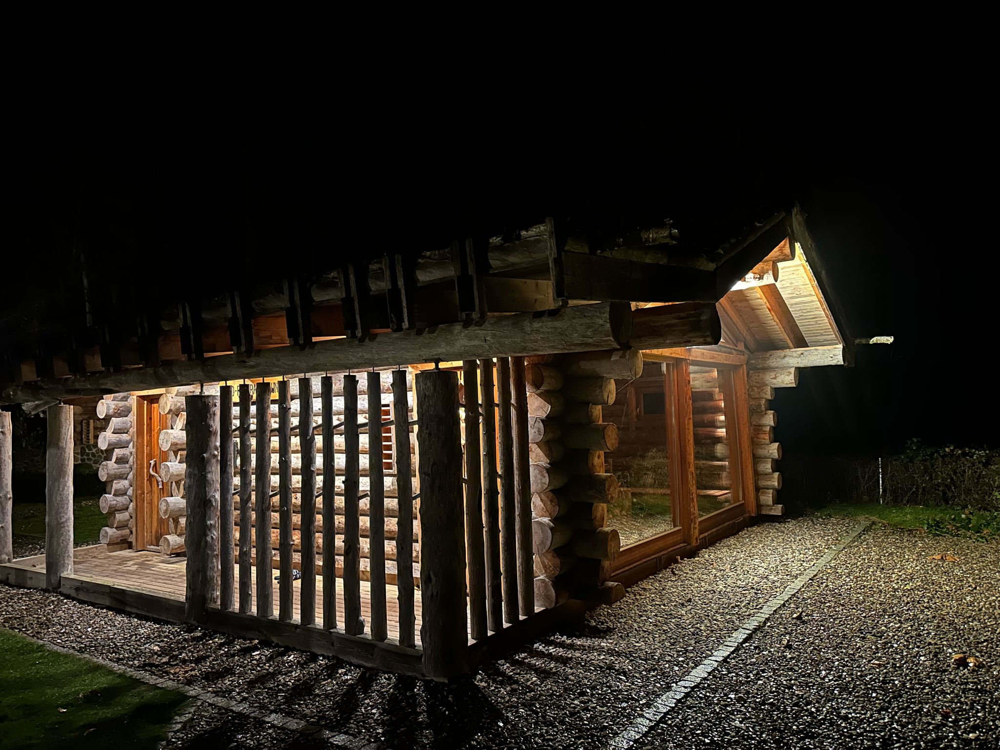 Blockhaus-Renovation Holzkonstruktion