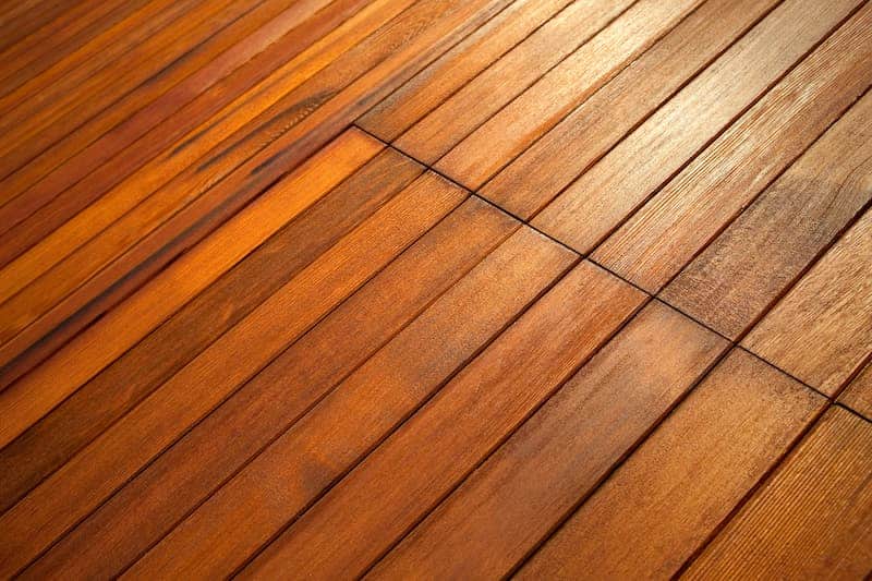 Holzboden im Wohnraum