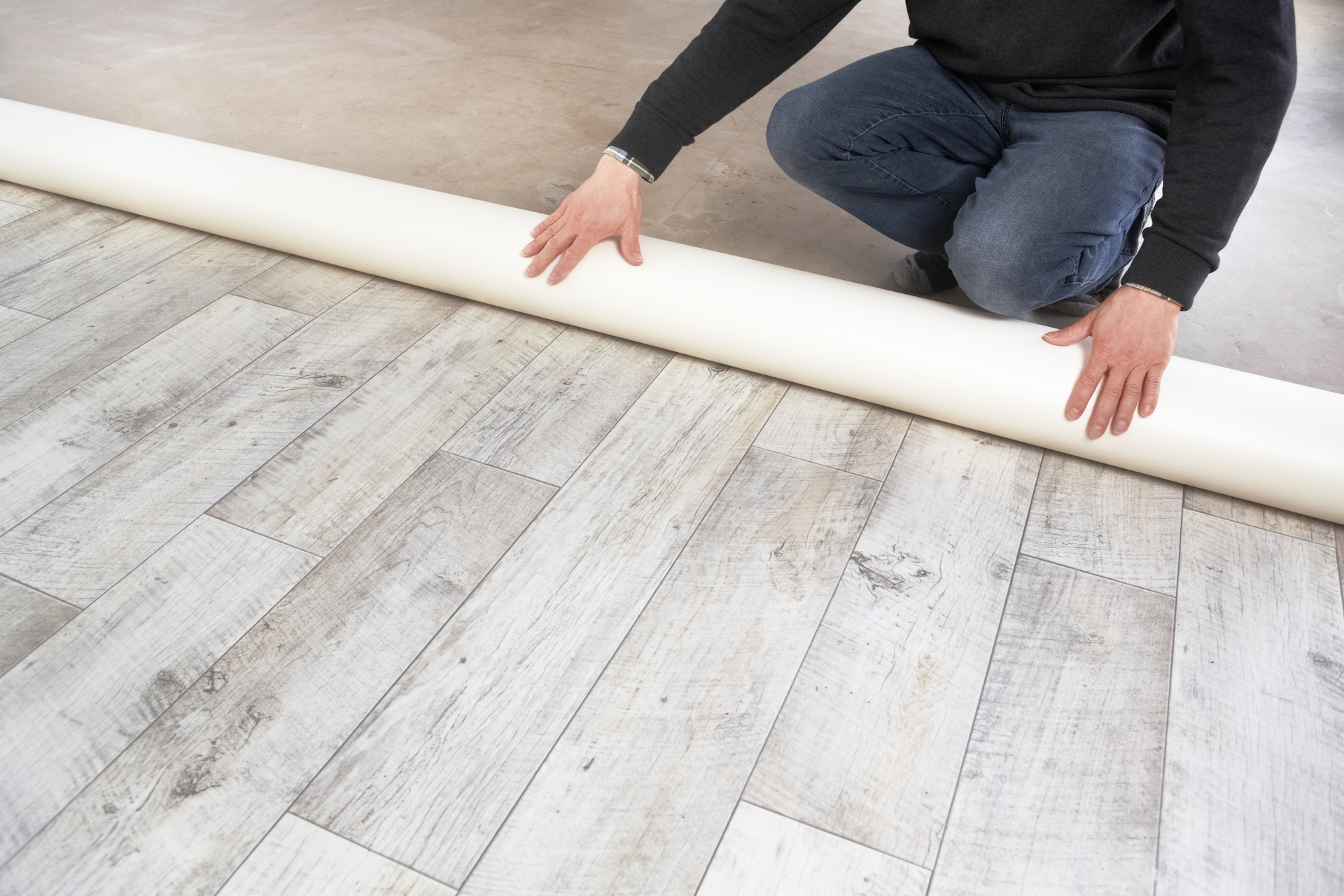 PVC-Boden im Wohnzimmer